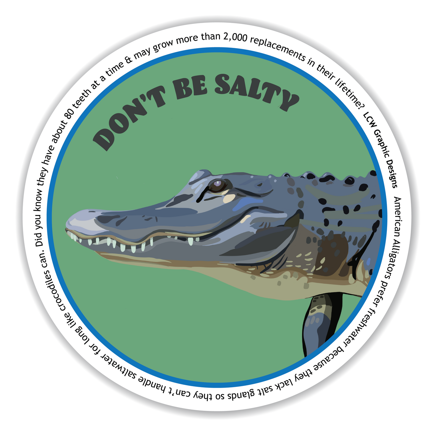American Alligator Sticker