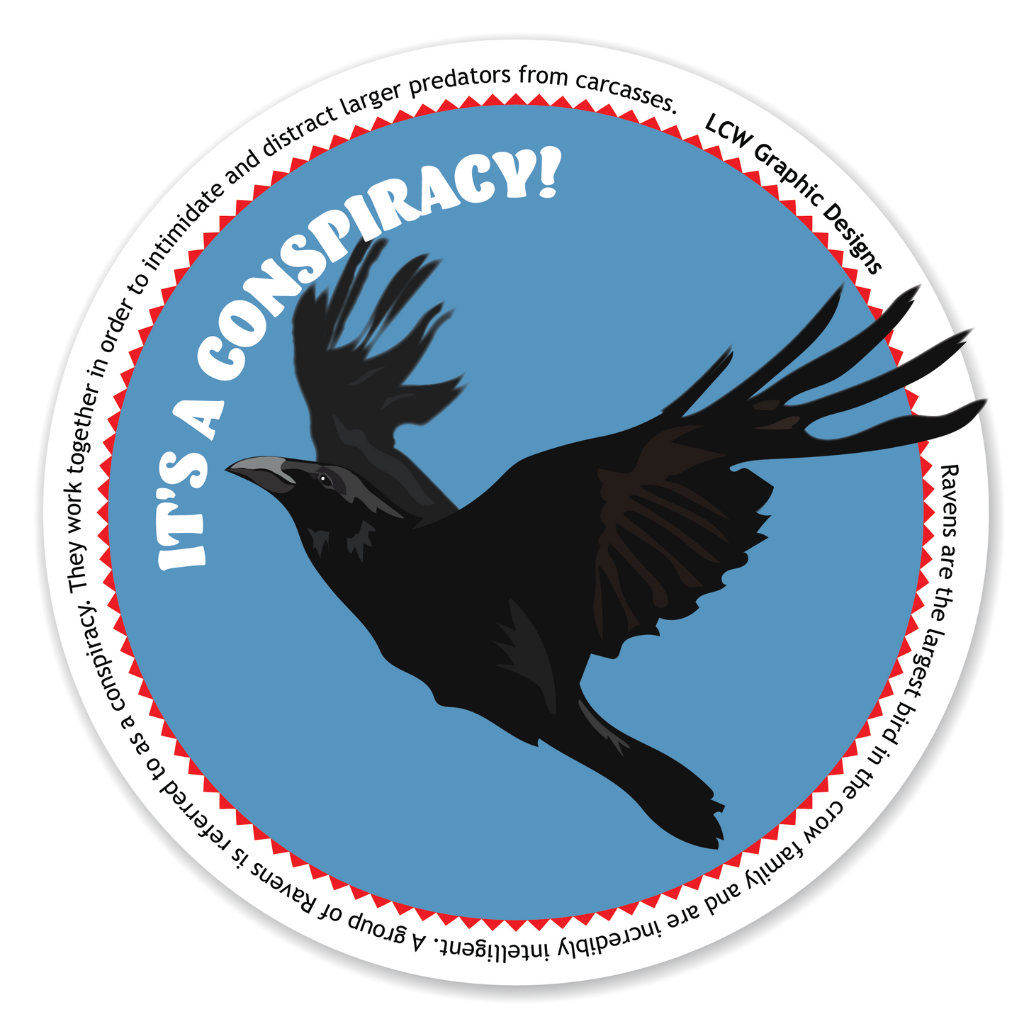 Raven Sticker