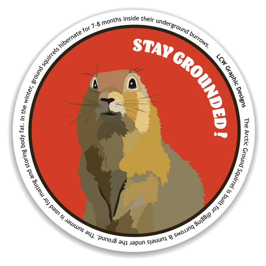 Arctic Ground Squirrel Sticker