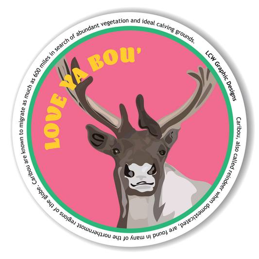 Caribou Sticker