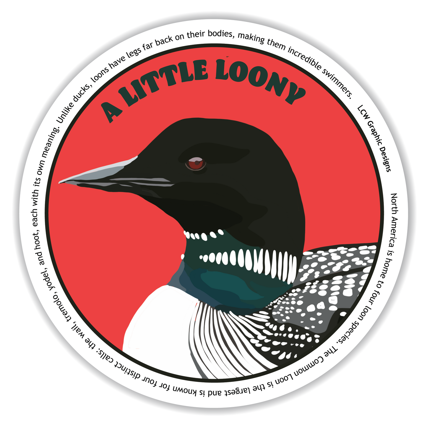 Common Loon Sticker