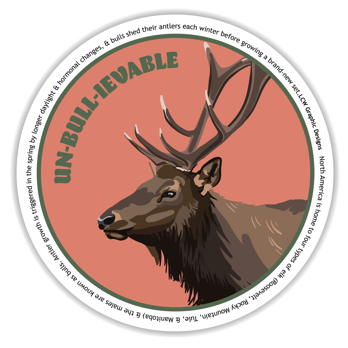 Elk Sticker