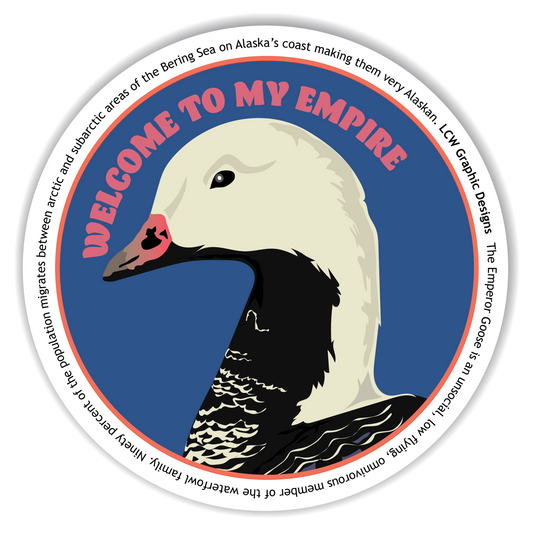 Emperor Goose Sticker