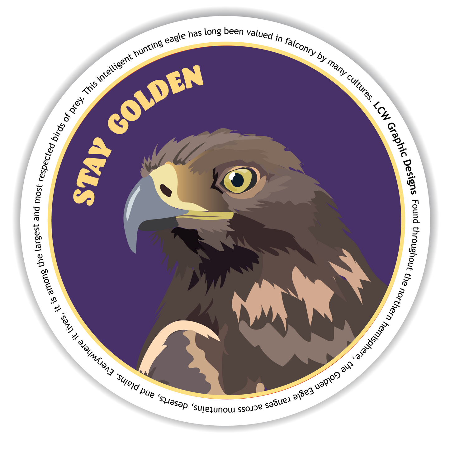Golden Eagle Sticker