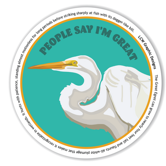 Great Egret Sticker