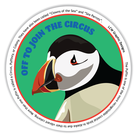 Horned Puffin Sticker