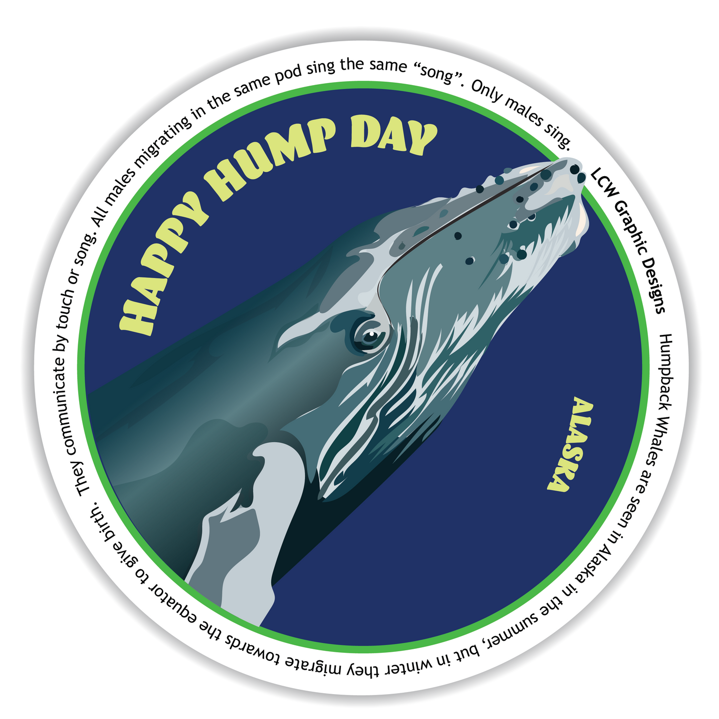 Humpback Whale Sticker