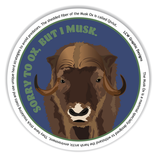 Musk Ox Sticker