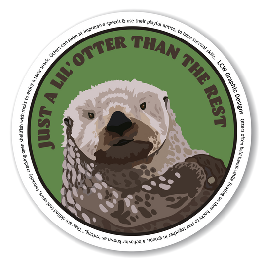 Sea Otter Sticker