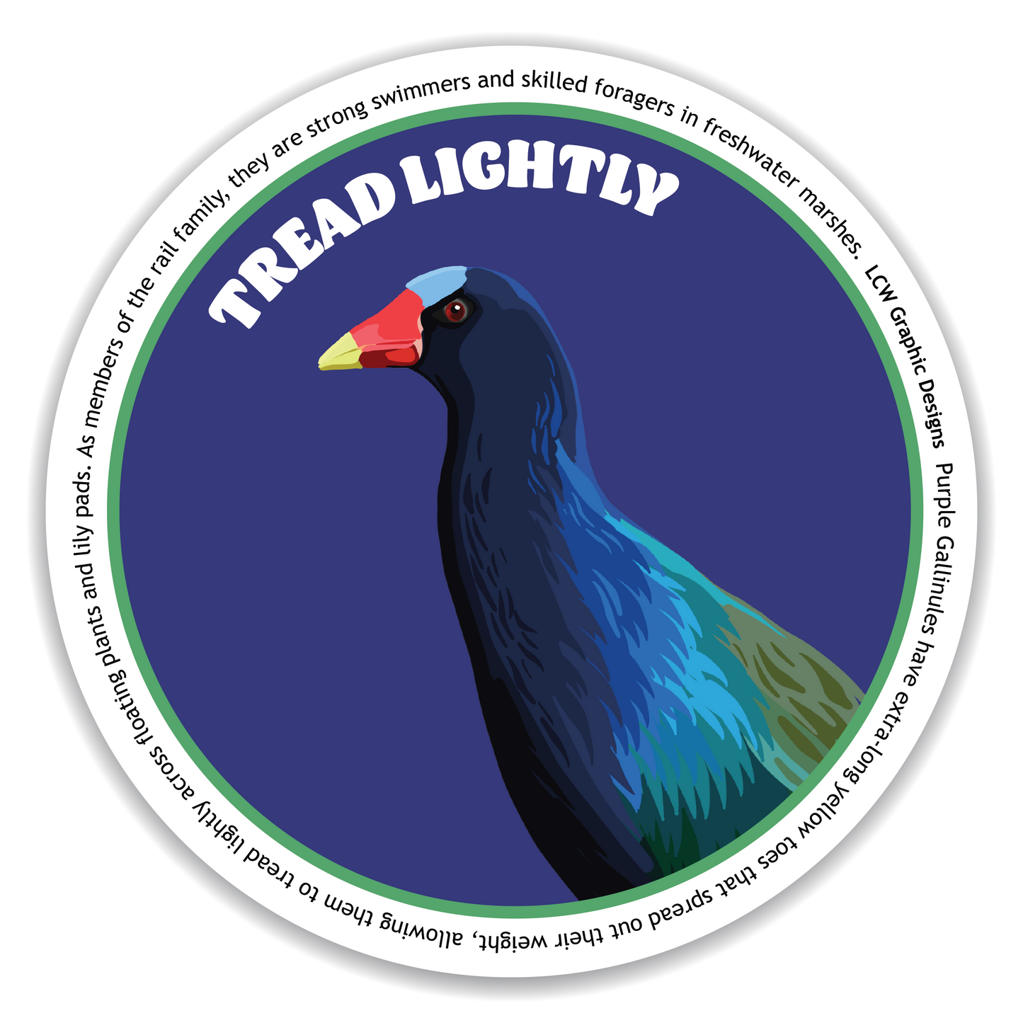 Purple Gallinule Sticker