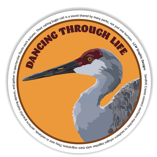 Sandhill Crane Sticker