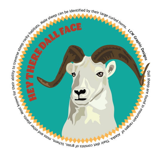 Dall Sheep Sticker